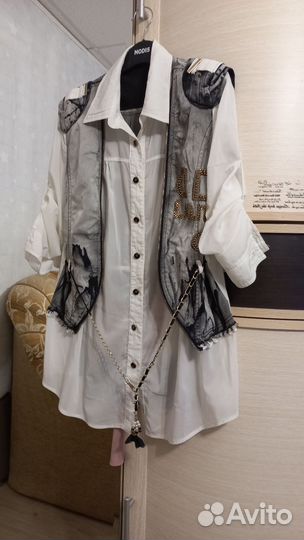 Блузка обманка 48-50