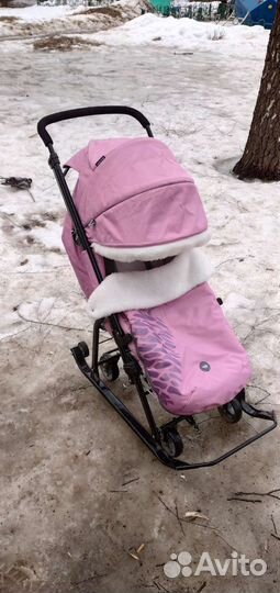 Детские санки коляска бу