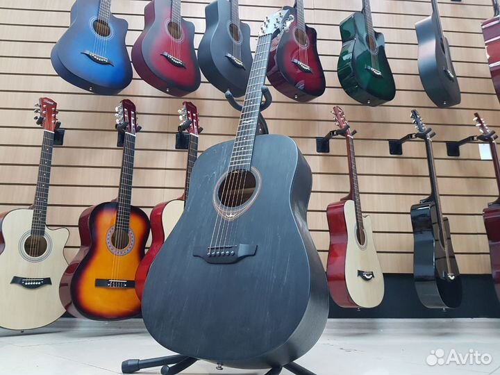 Акустическая гитара Flight D-145 BK