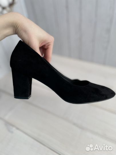 Туфли замшевые 38 женские