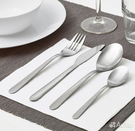 IKEA столовые приборы икеа седлиг 24 предмета