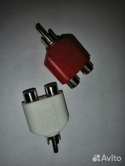 Разветвитель RCA Y тюльпан переходник