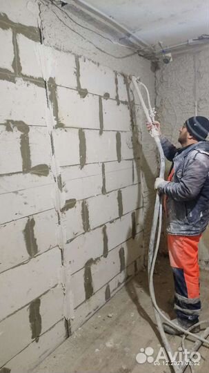 Механизированная штукатурка (машинного нанесения)