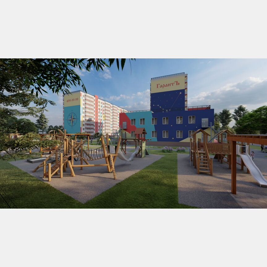 2-к. квартира, 73,5 м², 1/10 эт.