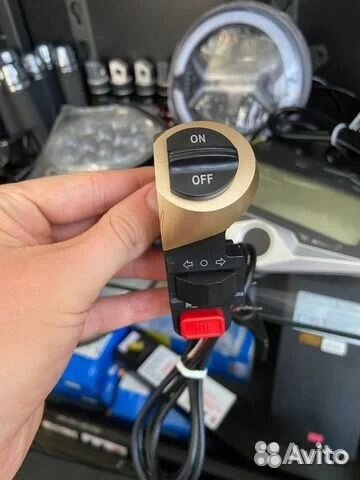 Переключатель сигнала и света для электросамоката