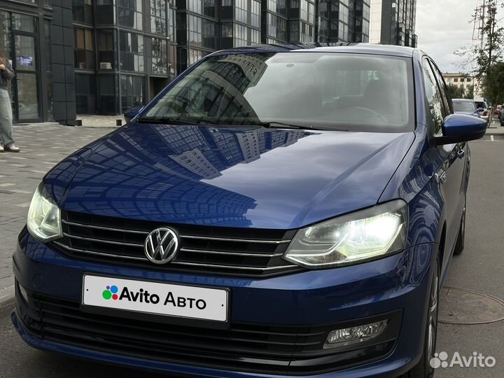 Volkswagen Polo 1.6 AT, 2019, 100 000 км