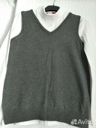 Блузки,юбка, жилетка в школу от 10 до 12 лет