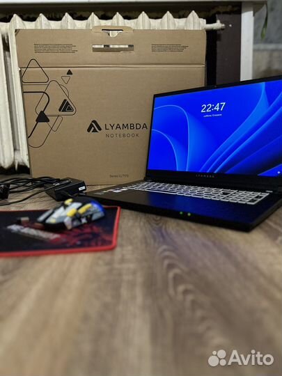 Игровой ноутбук lyambda RTX 3070TI