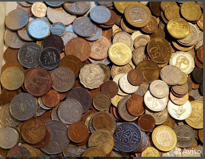 Килограмм монет мира. Английский сбор