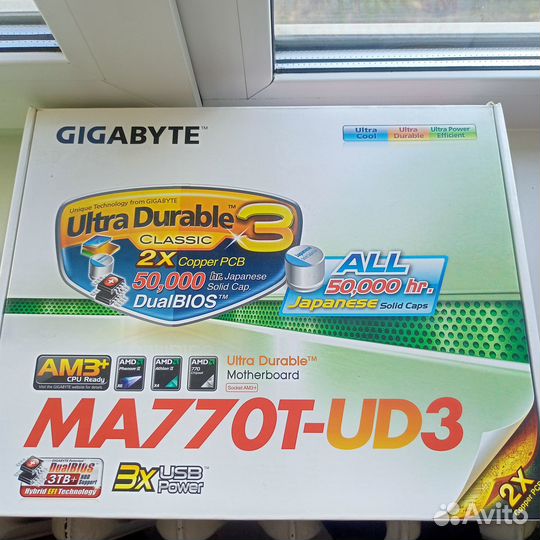 Материнская плата gigabyte AM3+ с Phenom II X6