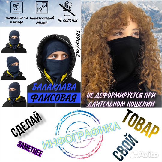 Фотокарточки, Инфографика, Текста