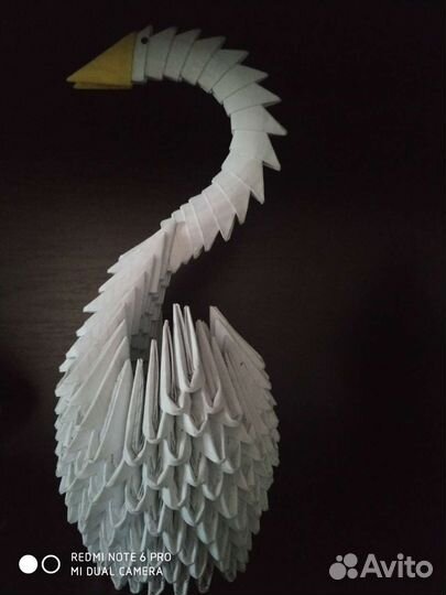 Лебедь ручной работы