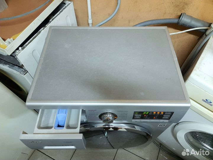 Стиральная машина LG 6,5кг, прямой привод, пар