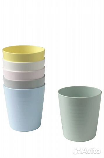 Новый Набор детских стаканов Kalas IKEA 6 шт