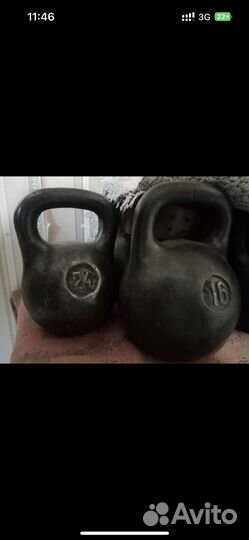 Гиря 24 кг СССР