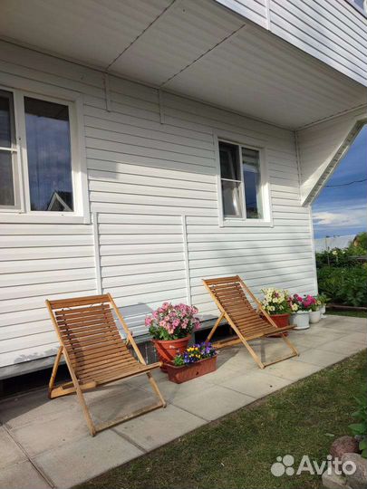 Кресло шезлонг складное