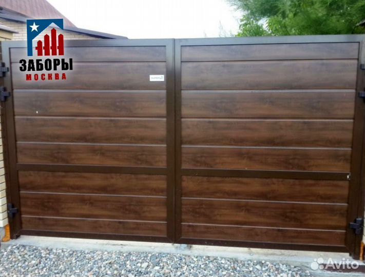 Распашные ворота от изготовителя