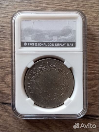 1-й доллар США Liberty 1794 год (sale 70%)