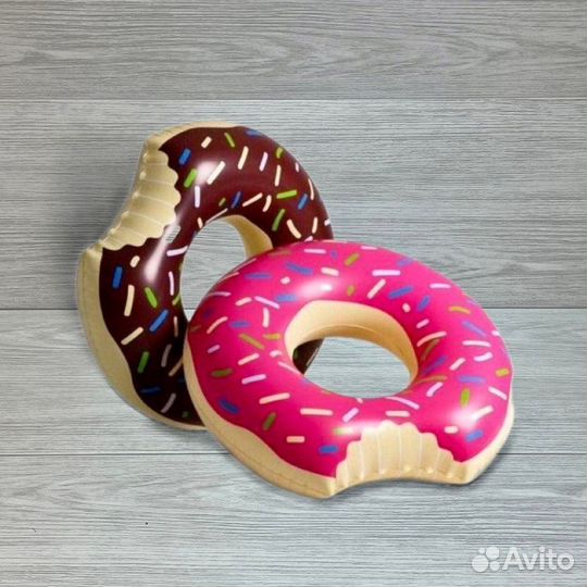 Надувной круг для плавания Пончик