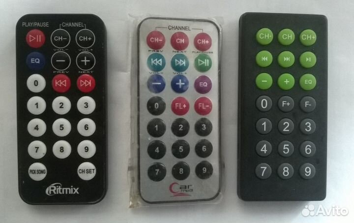Пульты от FM-модуляторов