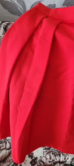 Юбка колокольчик, красная,новая