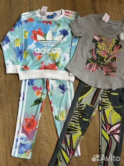 Комплет Adidas для девочки на рост 104-116