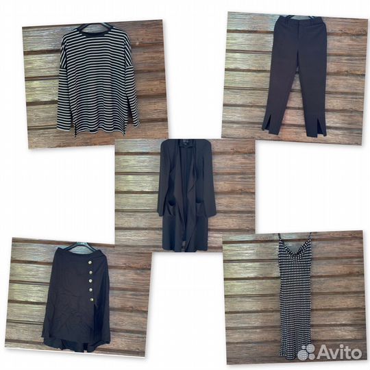 Женские вещи пакетом 44 46 total black