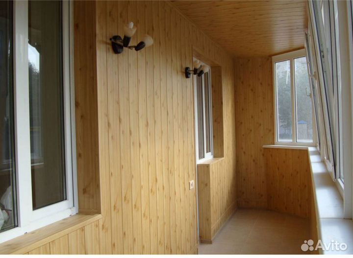 Остекление балконов и лоджий, отделка балкона