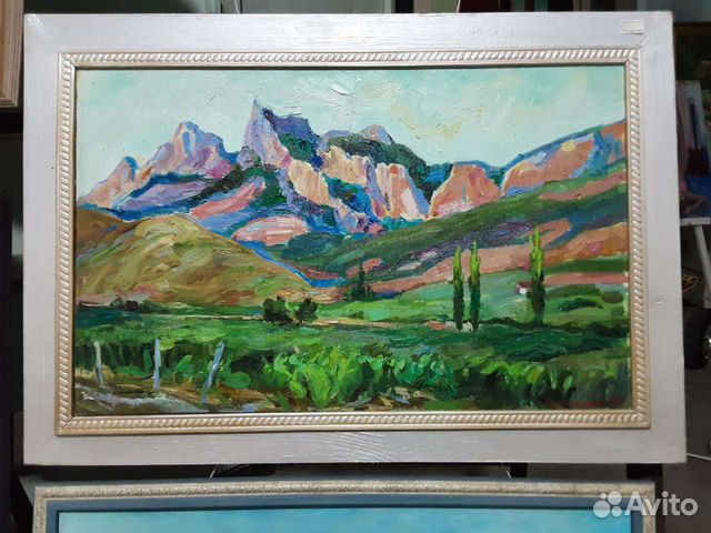 Картина маслом на холсте пейзаж