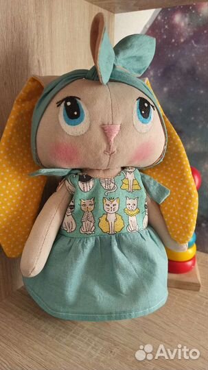 Зайка мягкая игрушка ручной работы