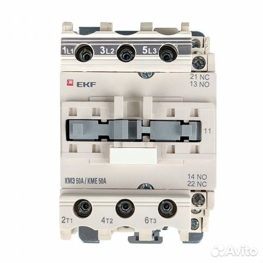 EKF PROxima Контактор кмэ малогабаритный 50А 220В NO+NC