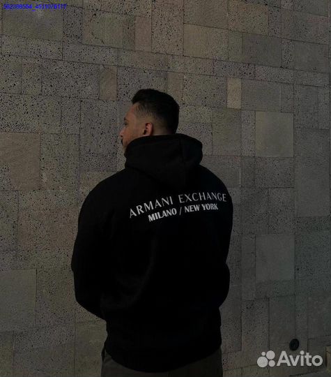 Зип худи Armani Exchange (лучшее качество) (Арт.39740)