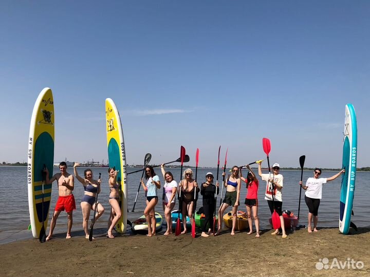 Водные прогулки в Астрахани на сап-бордах и каяках