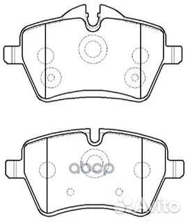 Колодки тормозные дисковые перед honda: Accord