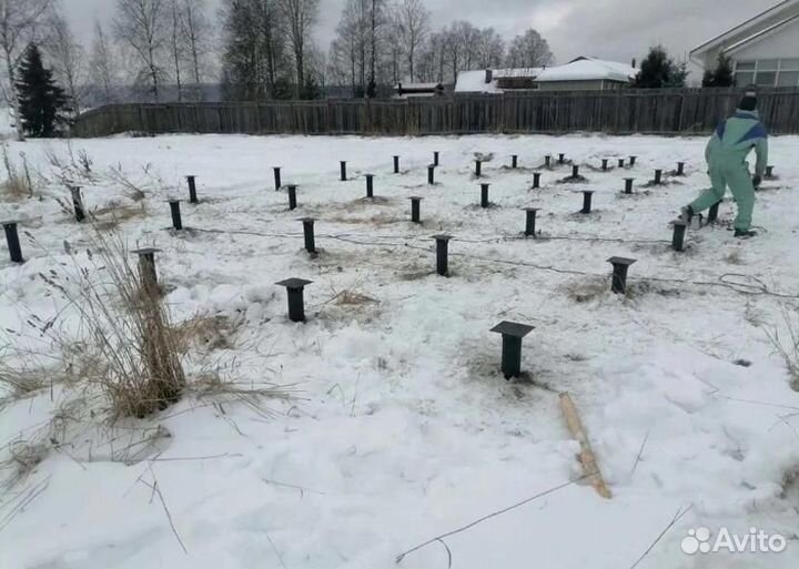 Сваи винтовые для фундамента