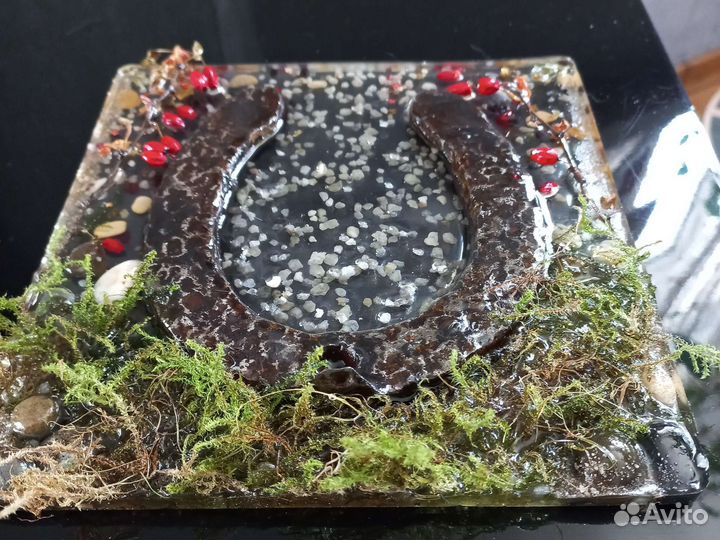 Настоящая старинная подкова на удачу