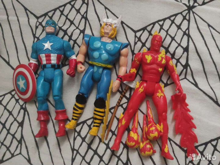 Винтажные фигурки marvel toy biz