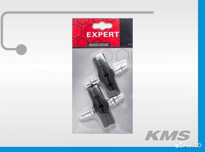 Колодки V-brake тормоза expert, на блистере