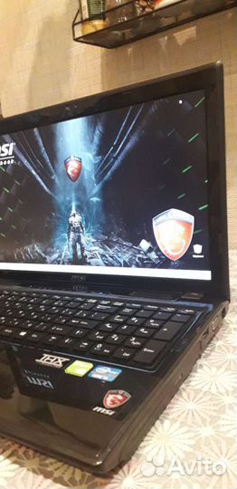 Игровой ноутбук msi GE60/i7/Geforce 660m/ssd+hdd