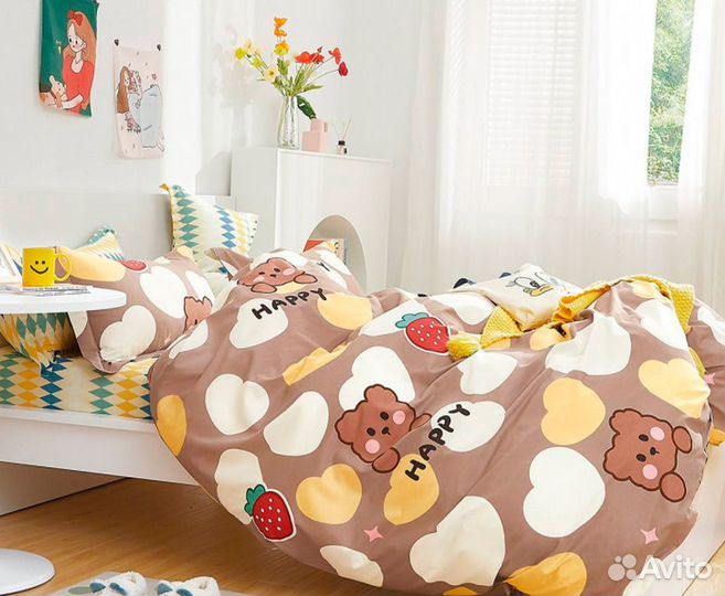 Ткань Сатин Детский для постельного белья