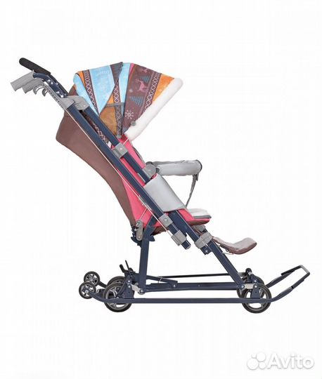 Детские санки с колесами