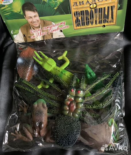 Набор детских игрушек животных новый