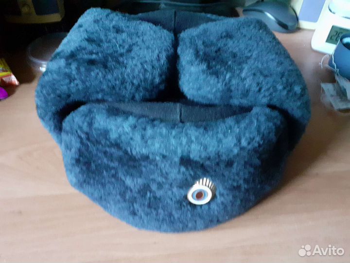 Шапка зимняя полиция р. 56 и кашне шарф