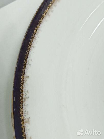 Тарелка большая блюдо 30 см Дулево РСФСР