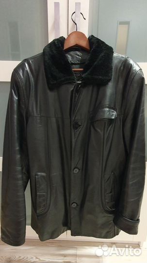 Кожаная дубленка мужская toto group