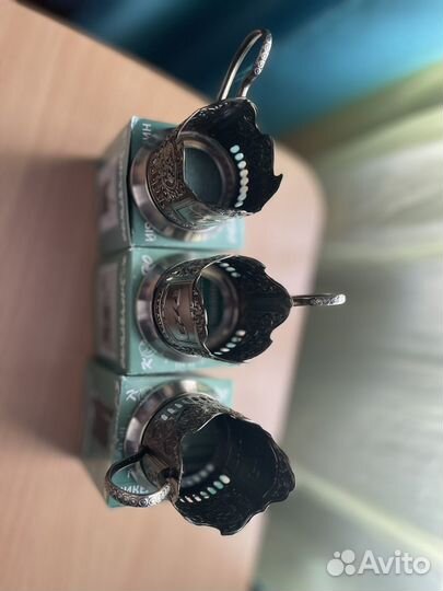 Подстаканник никелированный ржд