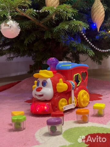 Паровозик - сортер музыкальный