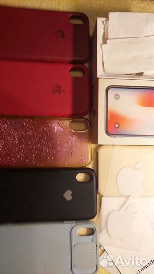 Чехлы и коробка для iPhone X