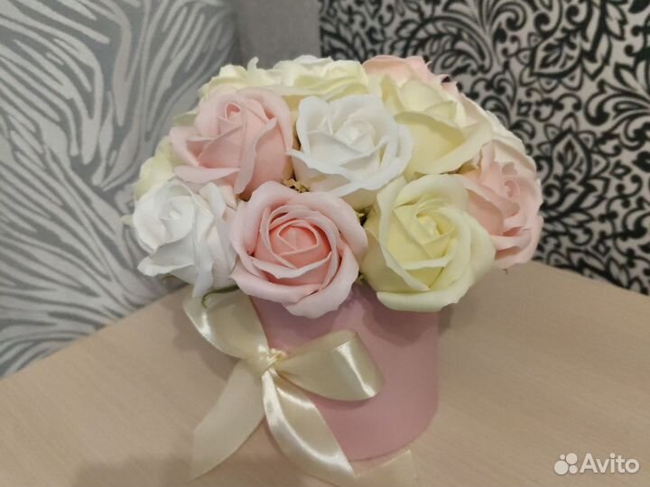Букет цветов из мыла