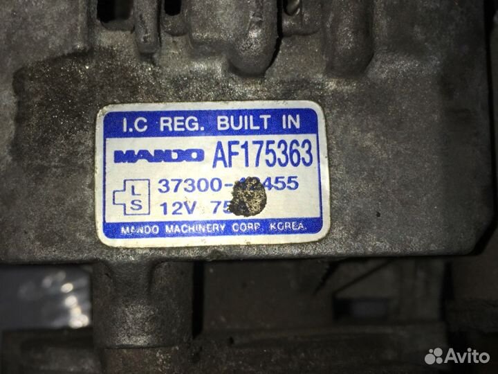 Генератор Hyundai Starex 2.5crdi D4CB